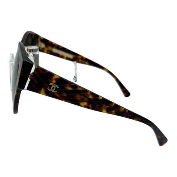 Chanel Acetate Polarized Butterfly CC Sunglasses 5412 Tortoise ( See Des) - Picture 5 of 12